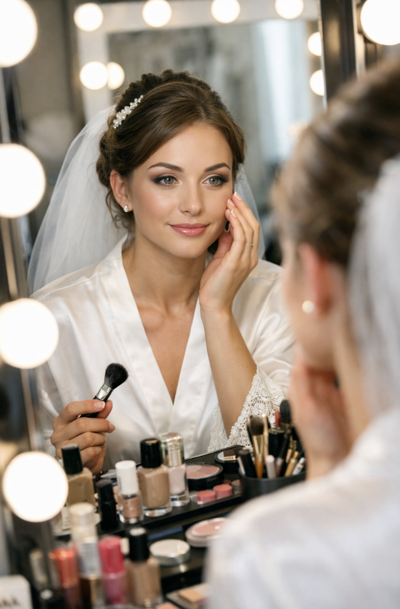 Priya Sharma — Makeup Artist at work